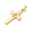 201 Stainless Steel Pendants STAS-R132-01G-03-2