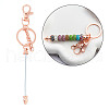 Metal Beadable Keychains KEYC-D288-02RG-1