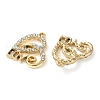 Alloy Rhinestone Pendants PALLOY-P297-03G-2