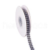 10 Yards Flat Polycotton(Polyester Cotton) Ribbon OCOR-TAC0030-01H-3