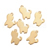 201 Stainless Steel Pendants X-STAS-K217-01G-3