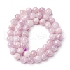 Natural Kunzite Beads Strands G-H313-01C-8mm-3
