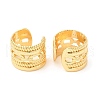Brass Hollow Oval Cuff Earrings EJEW-K251-18G-2