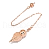 Brass Dowsing Pendulum Big Pendants G-Q165-04RG-1