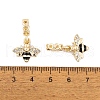 Rack Plating Alloy Crystal Rhinestone European Dangle Charms FIND-C055-26G-3