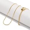 Ion Plating(IP) 304 Stainless Steel Serpentine Chain Necklaces NJEW-R266-07G-2