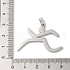 Non-Tarnish 304 Stainless Steel Pendants STAS-U010-24P-3