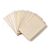 Unfinished Beech Wooden Blank Slices WOOD-WH0124-47B-1