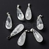 Natural Quartz Crystal Pendants X-G-F707-16-1