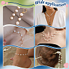 40Pcs Natural Freshwater Pearl Copper Wire Wrapped Rice Connector Charms PALLOY-PH01689-6