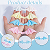 Demon Wing Rainbow Iridescent PU Leather Ornament Accessories DIY-WH0308-457C-6