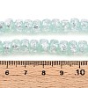 Luminous Handmade Silver Foil Glass Beads Strands FOIL-N029-02B-05-5