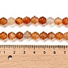 Natural Carnelian(Dyed & Heated) Beads Strands G-G203-02B-5