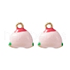 2Pcs Brass Enamel Charms KK-YW0001-91-1