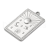Anti-Tarnish 304 Stainless Steel Pendants STAS-K293-03P-2