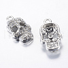 Alloy Rhinestone Pendants X-ALRI-S165-03P-2