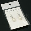 Trendy Tibetan Style Ball Dangle Earrings EJEW-JE00474-3