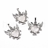 Natural Quartz Crystal Pendants G-P496-04P-11-2