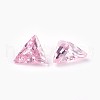 Cubic Zirconia Pointed Back Cabochons ZIRC-WH0001-A02-2