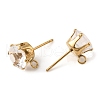 Ion Plating(IP) 304 Stainless Steel Stud Earring Findings X-STAS-M315-02G-04-2