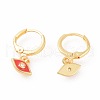 Brass Hoop Earrings EJEW-I230-05G-3