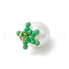 Glass Pearl Pendants PALLOY-MZ00745-02-4