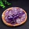 Natural Amethyst Oval Palm Stone Reiki Polished Healing Pocket Worry Stone PW-WG0BF9A-01-3