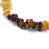 Gemstone Stretch Bracelet BJEW-JB11012-06-3