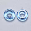 Transparent Spray Painted Glass Beads GLAA-S190-003A-01-2