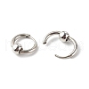 304 Stainless Steel Huggie Hoop Earrings EJEW-JE04555-01-4