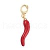 Brass Enamel Pendants KK-G496-09G-1