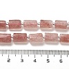 Natural Strawberry Quartz Beads Strands G-N327-06-37-5