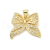 Rack Plated Brass with Cubic Zirconia Pendant KK-P270-03B-G-1