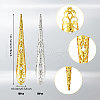 Globleland 20Pcs 2 Colors Iron Finger Nail Rings AJEW-GL0002-27-2