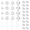 Unicraftale DIY Flat Round Stud Earrings Making Kit DIY-UN0002-93-1