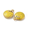 Ion Plating(IP) 304 Stainless Steel Pendants STAS-R008-09G-03-2