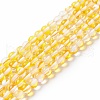 Synthetic Moonstone Beads Strands G-E573-02A-16-2