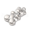 304 Stainless Steel Pendants X-STAS-M072-02P-2