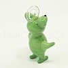 Handmade Lampwork Bear Pendants LAMP-G097-M-3