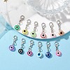 16Pcs 16 Styles Evil Eye Resin Pendant Decorations HJEW-JM01952-02-2