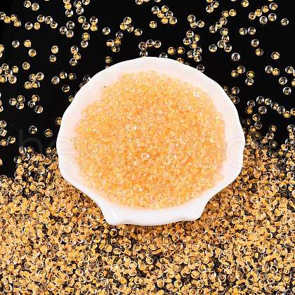 6/0 Inside Colours Transparent Glass Seed Beads X1-SEED-T007-07F-1