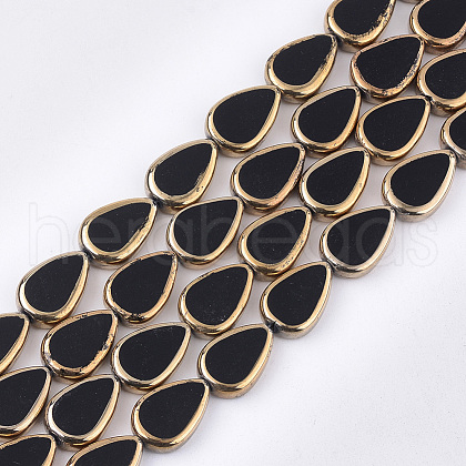 Electroplate Glass Beads Strands EGLA-S188-04A-1