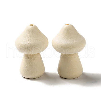 Natural Wood Beads WOOD-Q048-01C-1