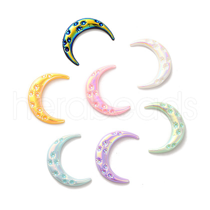 Opaque Resin Cabochons CRES-M015-01-1