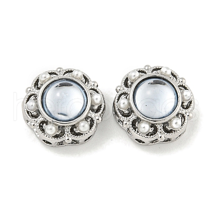 Hollow Brass Beads KK-Q820-36P-1