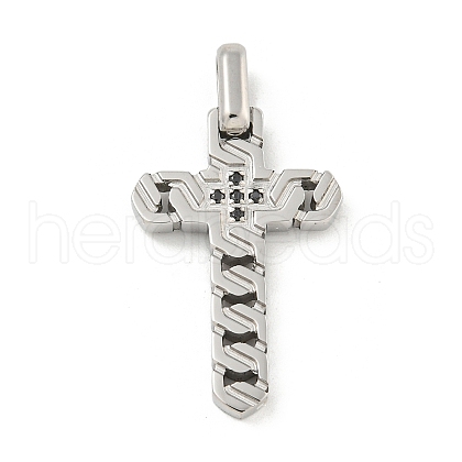 304 Stainless Steel Pendants STAS-F307-01P-1