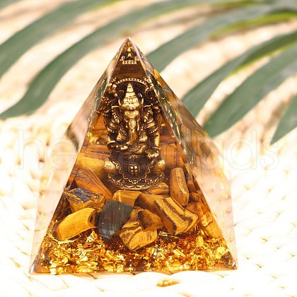 Orgonite Pyramid Resin Energy Generators PW-WG10854-07-1