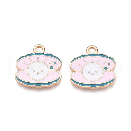 Alloy Enamel Pendants ENAM-T020-66B-1