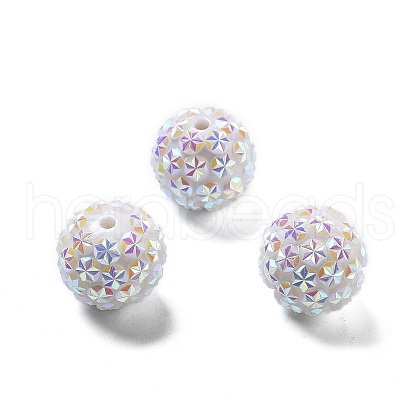 Opaque Acrylic Beads OACR-A035-01A-1