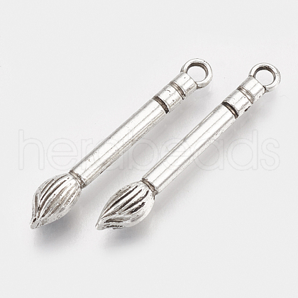 Tibetan Style Alloy Pendants for Teachers' Day TIBEP-T052-25AS-RS-1